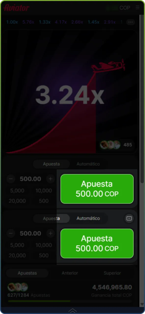 Confirma la apuesta en Aviator y prepárate para la acción en 1xBet.