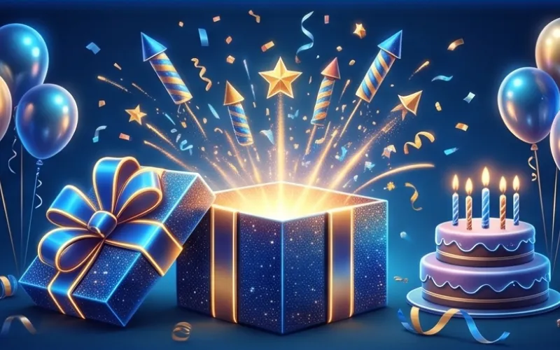 Reclama tu bono de cumpleaños exclusivo en la plataforma 1xBet.