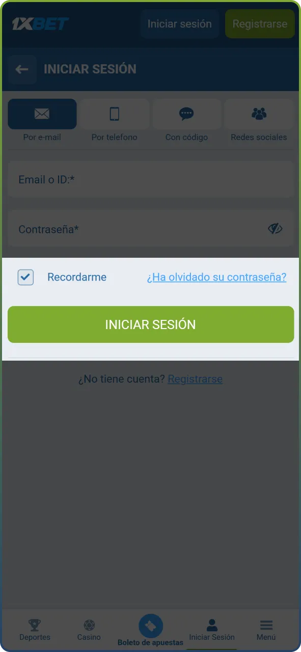 Sigue los pasos de verificación adicional o autogestión de seguridad si el sistema te solicita confirmar tu identidad.